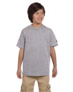 Champion Youth 6.1-ounce. 5.3-ounce 100% U.S. Grown Cotton Short-Sleeve T-Shirt